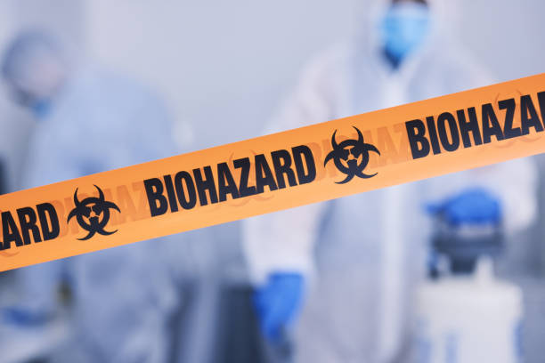 Professional Biohazard technician working in Columbus, NC